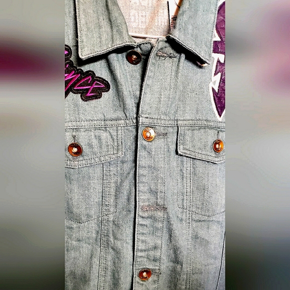 NEW! PRINCE ~"The Symbol"~ Denim Vest! (XL). Unisex - Picture 5 of 9